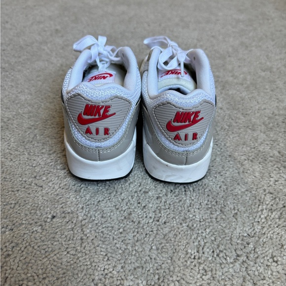 Nike air white with red,black, and gray accents. Size:7 only worn twice. - Picture 2 of 5